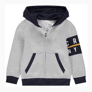 🇫🇷 ORCHESTRA NY City Brooklyn Fleece Lined Zip Up Hoodie /w Kangaroo Pocket